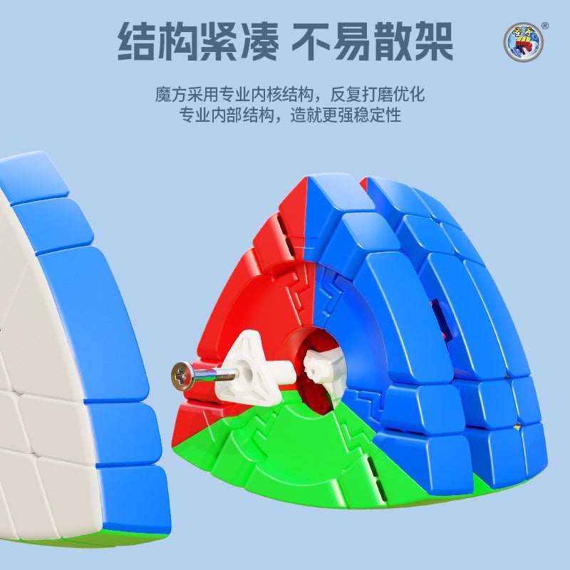 Holy Hand Five-Axis Three-Order Rubik'S Cube Five-Axis Two Three Four Five-Order Special-Shaped Triangular Pyramid Rubik'S Cube Thinking Training Toy - Image 4